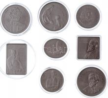 2014. 8db-os 2000Ft-os névértékű Cu-Ni emlékkiadás tétel, mind klf., mind kapszulában, benne: "Ganz Ábrahám", "Bárány Róbert", "Fáy András", "Zrínyi Miklós", "Magyar Máltai Szeretetszolgálat 25. évfordulója", "Ybl Miklós", "Egressy Béni", "Lechner Ödön" T:BU