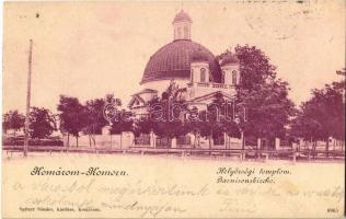 1900 Komárom, Komárno; Helyőrségi templom. Spitzer Sándor kiadása / Garnisonskirche / garrison church (fl)