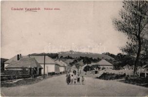 1914 Varannó, Vranov nad Toplou; Rákóczi utca. Spira Ábrahám kiadása / street view (EK)