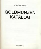 H. Schlumberger: Aranypénz katalógus (1980.)