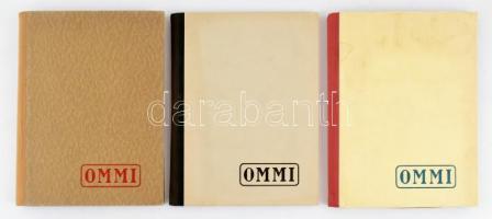 1961-1962 OMMI (Országos Mezőgazdasági Minőségvizsgáló Intézet) Kiadványai 1. sor. Genetikus talajtéképek. 1-3. kötet:  Stefanovits Pál-Szücs László: Magyarország genetikus talajtérképei. Bp.,1961, OMMI, 75+2 p.+ 1 t.(Magyarország genetikus talajtérképe, színes, hajtogatott térkép, 70x100 cm.) Kiadói félvászon-kötésben, a borítón kis folttal.  Jassó Ferenc: A besenyszögi erdei termelőszövetkezet genetikus üzemi talajtérképe. Bp.,1961, OMMI, 55 p.+VIII t. (színes, hajtogatott térképek, 57x49 cm.) Kiadói félvászon-kötésben.   Máté Ferenc: Talajtérképezési kérdés kérdések a Nagykunságban I. a Nagykunság talajainak leírása. Bp.,1962,OMMI, 47 p. Kiadói félvászon-kötésben.