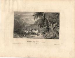 cca 1890 Afrika: 12 db metszet / Africa: 12 engravings 25x19 cm