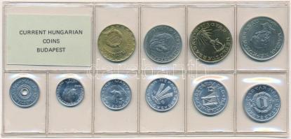 1985. 2f-20Ft (10xklf) érmés forgalmi sor fóliatokban T:1 Adamo FO18