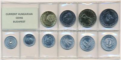 1986. 2f-20Ft (10xklf) érmés forgalmi sor fóliatokban T:1 Adamo FO19