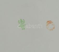 Hollóházi porcelán tányér, "Sárospataki Református Templom 1781-1981" felirattal, matricás...