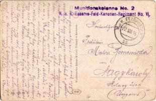 1916 Mysle o Tobie / Ich denke Dein / WWI K.u.K. (Austro-Hungarian) military art postcard. Frist Ser...