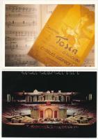 17 db MODERN képeslap: Puccini, Tosca / 17 modern postcards: Puccini, Tosca