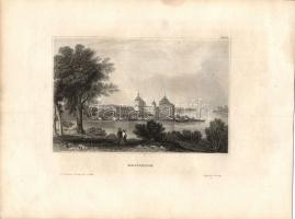 cca 1890 Svédország: 13 db metszet / Sweden: 13 engravings 25x19 cm