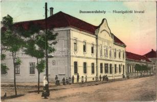 1915 Dunaszerdahely, Dunajská Streda; Főszolgabírói hivatal. Goldstein Józsua kiadása / court