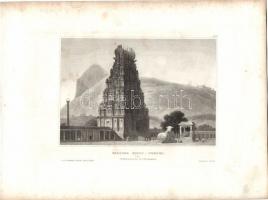 cca 1890 India: 20 db metszet / India: 20 engravings 25x19 cm