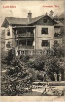 1909 Lublófüred, Lubló-fürdő, Kúpele Lubovna (Ólubló, Stará Lubovna); Kermeszky villa. Sima Antal kiadása / villa (EB)