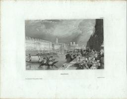 cca 1890 Franciaország: 10 db metszet / France: 10 engravings 25x19 cm