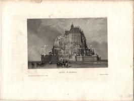 cca 1890 Franciaország: 10 db metszet / France: 10 engravings 25x19 cm