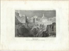 cca 1890 Szentföld: 22 db metszet / Holy Land: 22 engravings 25x19 cm