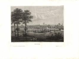 cca 1890 Ausztria, Németország, Svájc: 101 db metszet / Austria, Germany, Switzerland: 101 engravings 25x19 cm