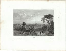 cca 1890 Ausztria, Németország, Svájc: 101 db metszet / Austria, Germany, Switzerland: 101 engraving...