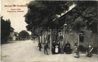 1912 Kiszombor, Szegedi utca, Feigelstock József üzlete és saját kiadása (r)