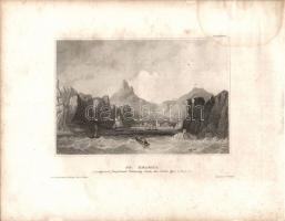 cca 1890 10 db vegyes külföldi metszet / 10 engravings from differnt countries (i.e: Portugal, Serbi...