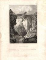 cca 1890 10 db vegyes külföldi metszet / 10 engravings from differnt countries (i.e: Portugal, Serbi...