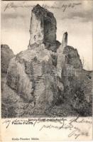1905 Várpalota, Pusztapalota várának romjai (Bátorkő), Mátyás király vadászkastélya. Filszeker Miklós kiadása