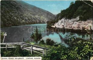 1916 Lillafüred (Miskolc), tó. Grünwald Ignác kiadása (kopott sarok / worn corner)