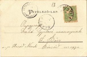 1912 Budapest XI. Dunai részlet a Gellért-heggyel, gőzhajó, "Ilonka" hajó. Ganz Antal 51. ...