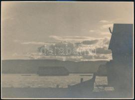cca 1920 Hajómalom, jelzetlen fotó, 13×17 cm