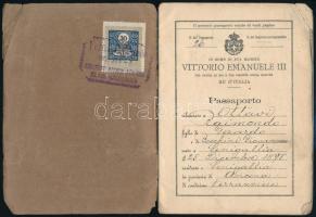 1902 Regno d'Italia passaporto per L'Estero / Italian passport / olasz útlevél