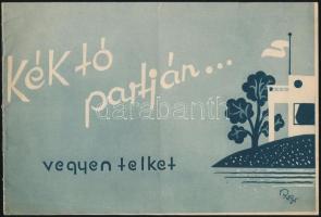 cca 1930 Kék tó partján... vegyen telket, Balatonföldvár, prospektus