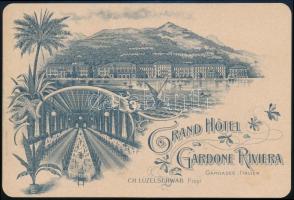 Grand Hotel Gardone Riviera Grdasee Italien reklámlap