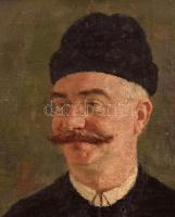 Glatz 1918 jelzéssel: Baráth ref. pap portréja. Olaj, vászon. Hátoldalán feliratozott és Magyar Nemz...