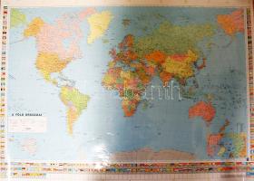 Laminált világtérkép 120x90 cm