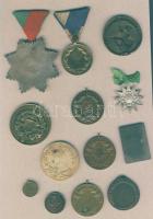 1920-as évektől 13db érem, plakett "Lövész" témakörben T:vegyes