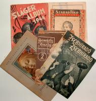 Kis hagyaték tétel: könyvek, okmányok nyomtatványok 11 db