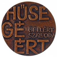 Miletics Katalin Janka (1942- ) ~1990. "Szent Gellért / Gellér Szálloda Hűségéért" Br emlé...