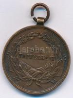 1914. "Ferenc József Bronz Vitézségi Érem" Br kitüntetés mellszalag nélkül. Szign.: Tauten...