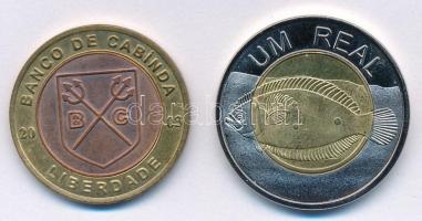 Angola / Cabinda 2003. 1E + 2009. 1E fantázia kiadások T:1,1-
Angola / Cabinda 2003. 1 Escudo + 200...