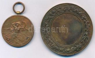 Exner Károly (1850-1919) 1900. "Balaton Úszok Egyesülete 1900" Br díjérem (28mm) + Martine...