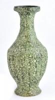 Bod Éva (1924-2004): Váza hólyagos mázzal. Jelzett, hibátlan. 35,5 cm