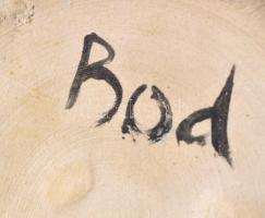 Bod Éva (1924-2004): Váza hólyagos mázzal. Jelzett, hibátlan. 35,5 cm