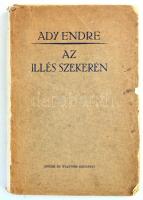 Ady Endre: Az Illés szekerén. Második kiadás. Bp., 1911, Singer és Wolfner. Kiadói papír kötésben.