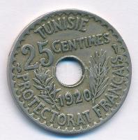 Tunézia 1920. 25c Ni-Br T:2,2- Tunisia 1920. 25 Centimes Ni-Br C:XF,VF Krause KM#244