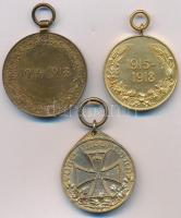 Ausztria 1932. "Háborús Emlékérem 1914-1918" aranyozott Br kitüntetés kardokkal + Bulgária...