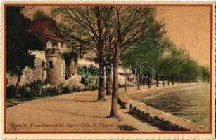 Tatatóváros, Tata-Tóváros; Ugron villa, Tópart