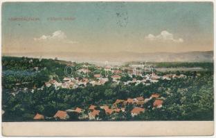 1938 Vámosgálfalva, Gallendorf, Ganesti; látkép / general view (ázott / wet damage)