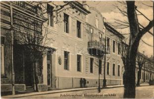 1916 Fehértemplom, Ung. Weisskirchen, Bela Crkva; Főszolgabírói székház / court (EK)