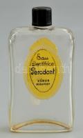 Perodont parfümös üvegcse, Bp., Vénus, 10x5 cm