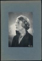 Yvonne Lefébure francia nyelvű kiadvány, Lefébure által dedikált + francia nyelvű igazolás