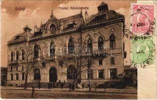 1926 Galati, Galatz; Palatul Administrativ / Administrative Palace. TCV card