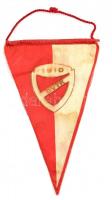 DVTK 1910 labdarúgó csapat zászlója, foltos, 19x12 cm